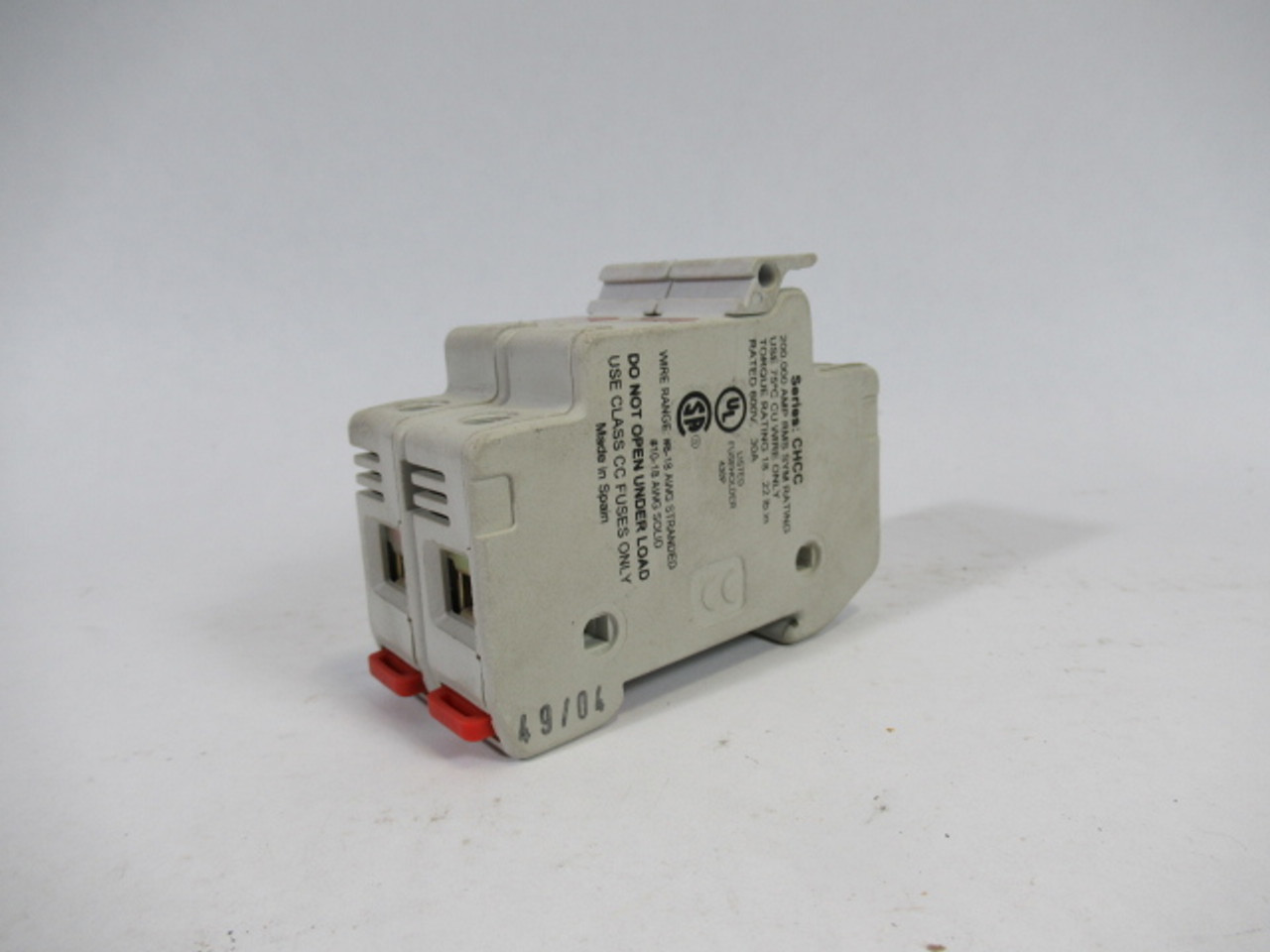 Bussmann CHCC2DI Fuse Holder Class CC 600V 30Amp USED Industrial Automation Canada